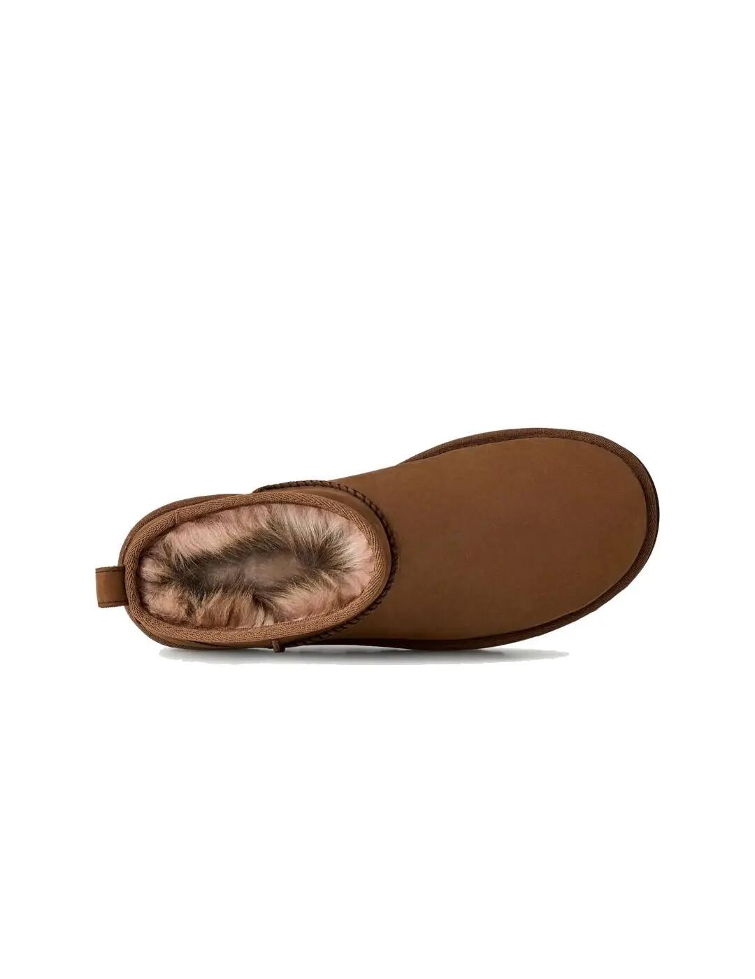 UGG Classic Ultra Mini Nubuck 'Dark Chestnut' (Women's) — foto 5