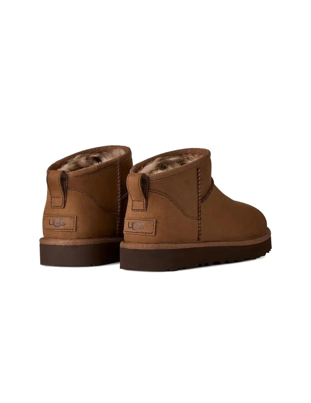 UGG Classic Ultra Mini Nubuck 'Dark Chestnut' (Women's) — foto 4
