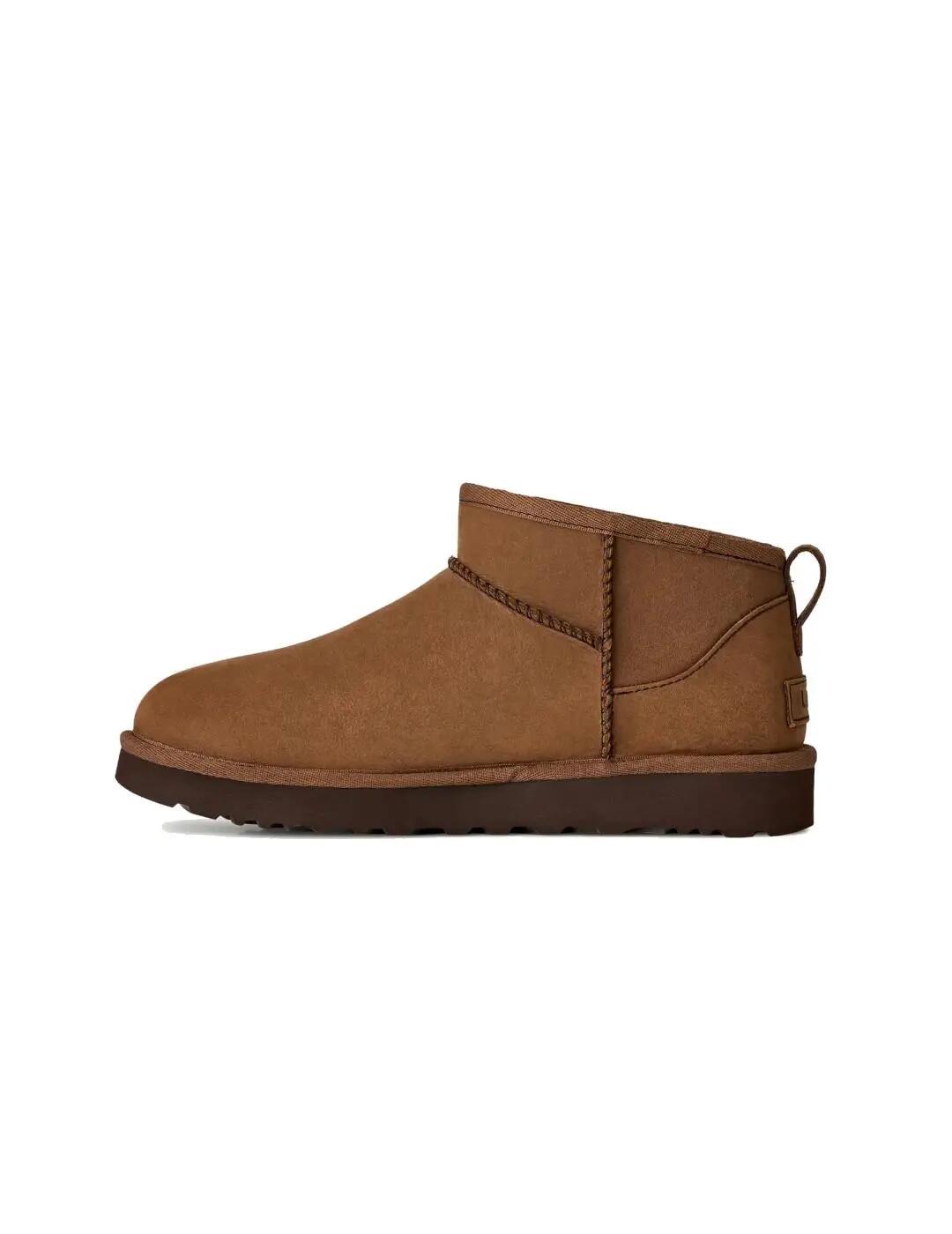 UGG Classic Ultra Mini Nubuck 'Dark Chestnut' (Women's) — foto 2