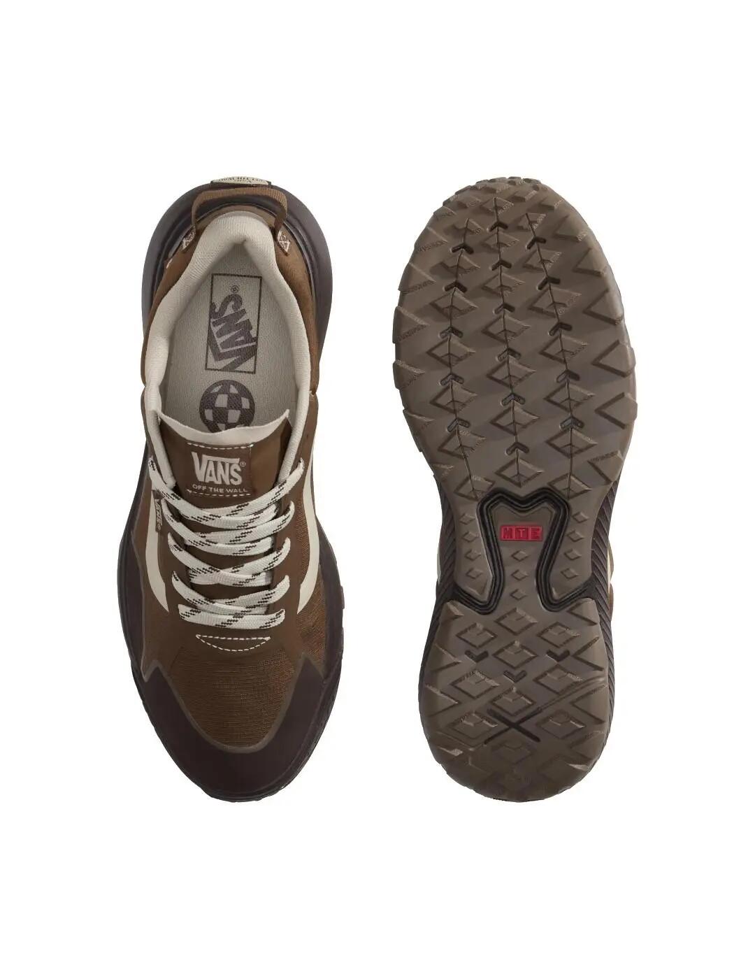 Chaussures pour hommes Vans Mte crosspath marron. 3/4