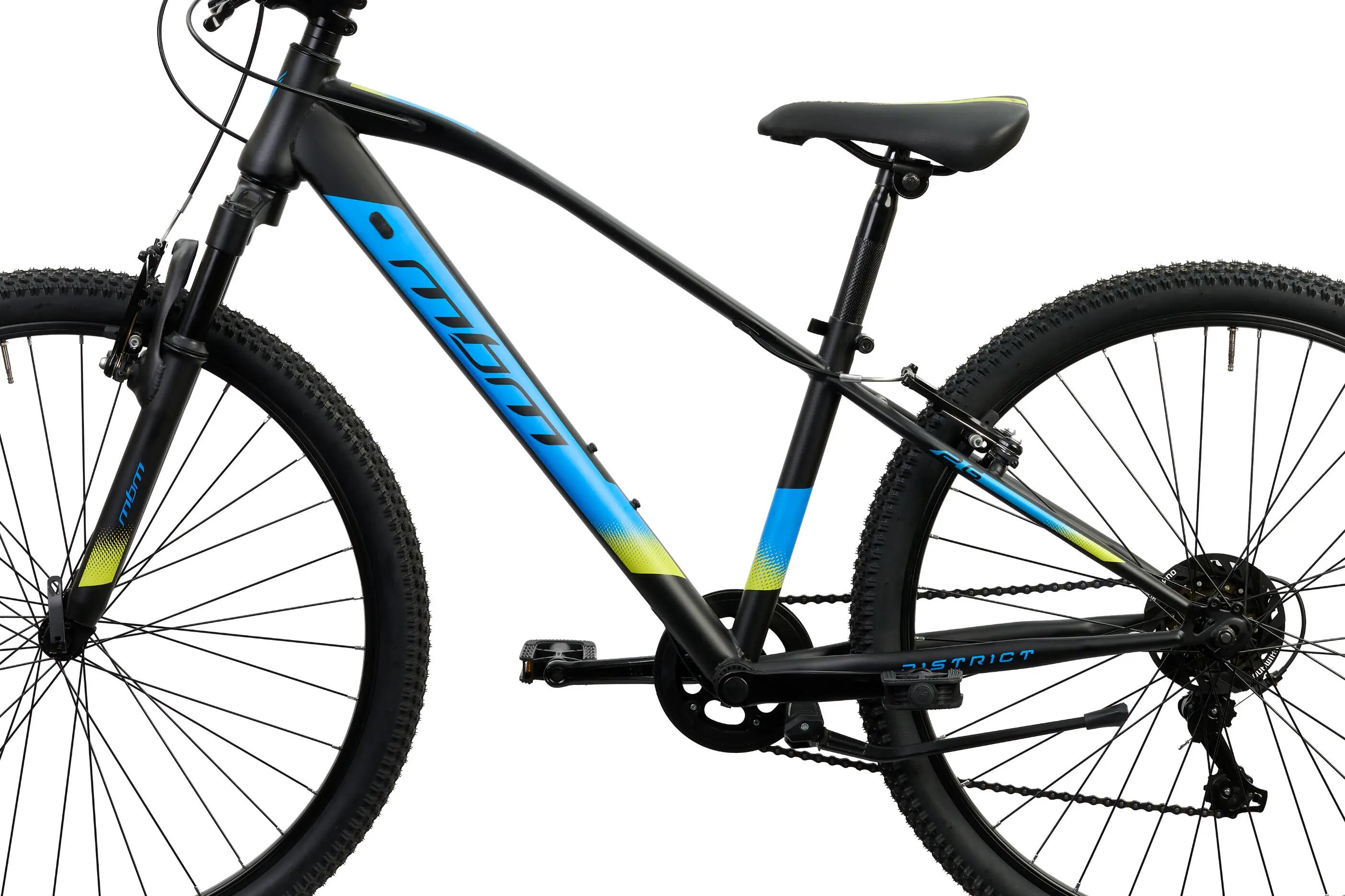 Rower Górski MTB Dziecięcy DISTRICT 26" Amortyzacja 7 biegów Shimano 3/6