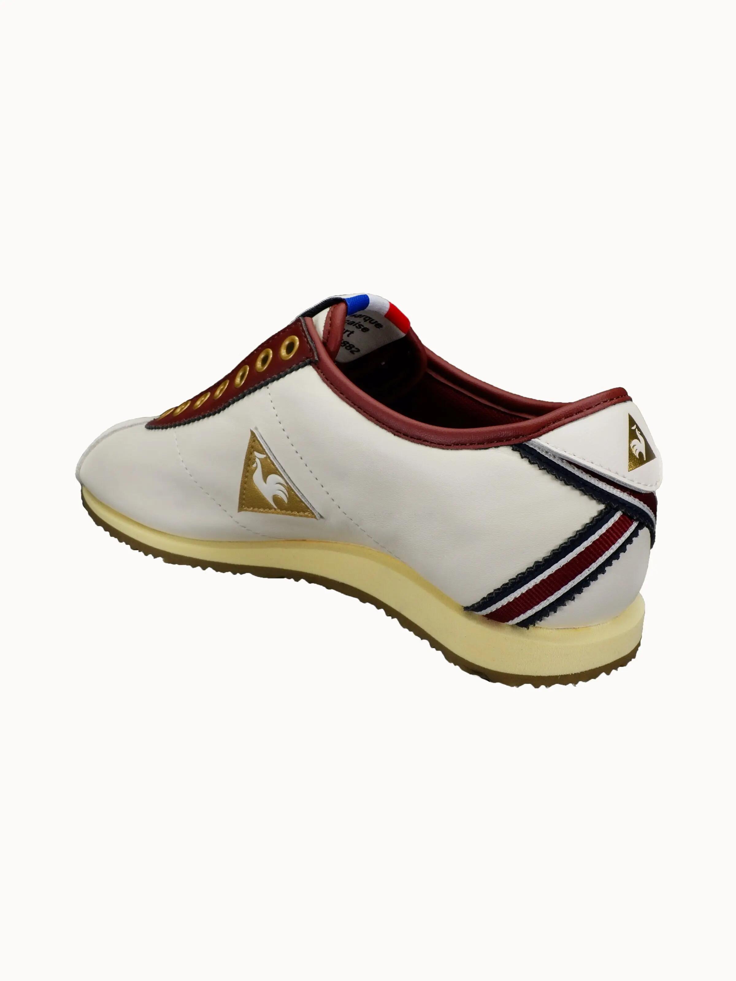 Sneakers rétro sans lacets Wendon en cuir et suède 3/4