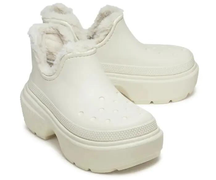 Crocs Női Téli Csizma Stomp Lined Shorty Boot 2/6