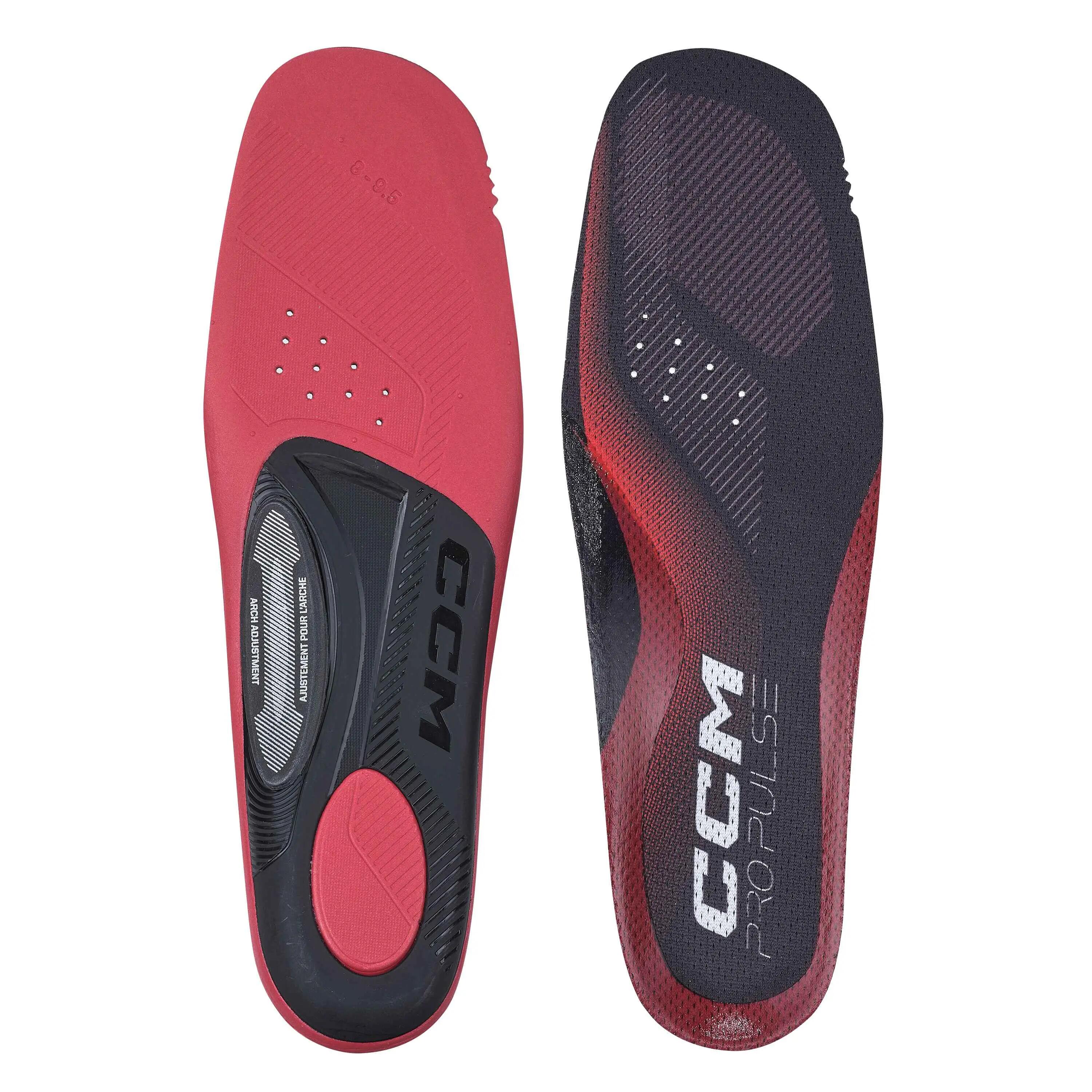 CCM PRO Pulse Semelles de patins Red pour adultes accessoire de hockey sur glace 5/6