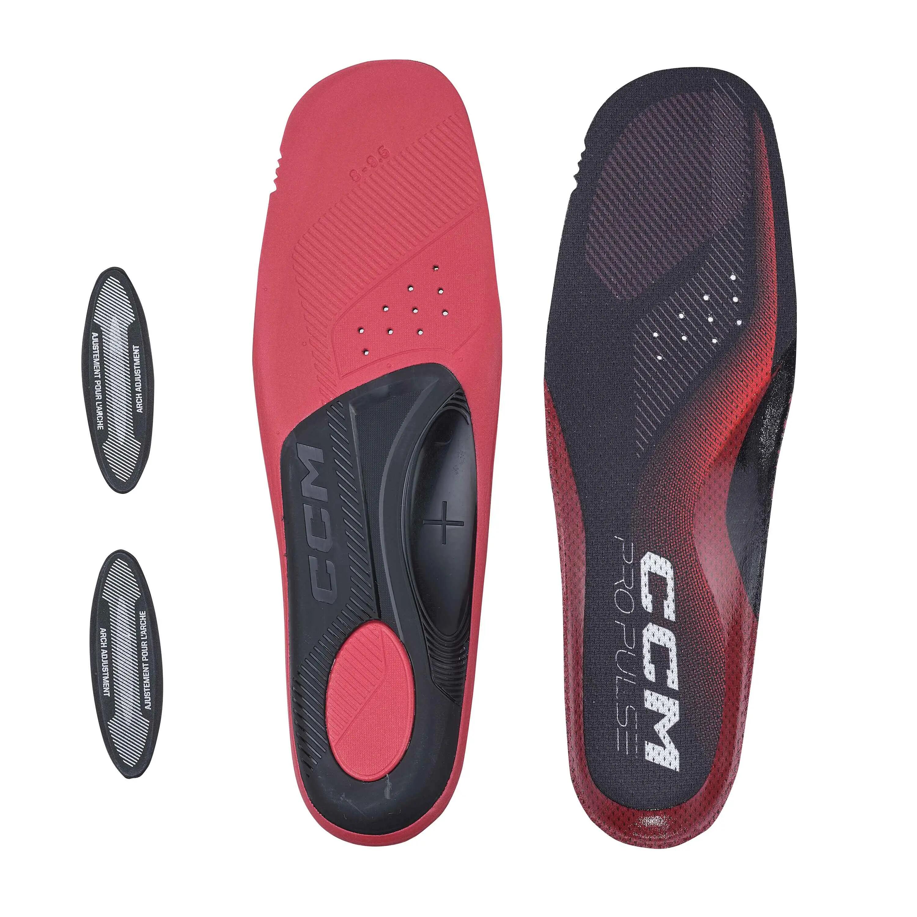 CCM PRO Pulse Semelles de patins Red pour adultes accessoire de hockey sur glace 4/6