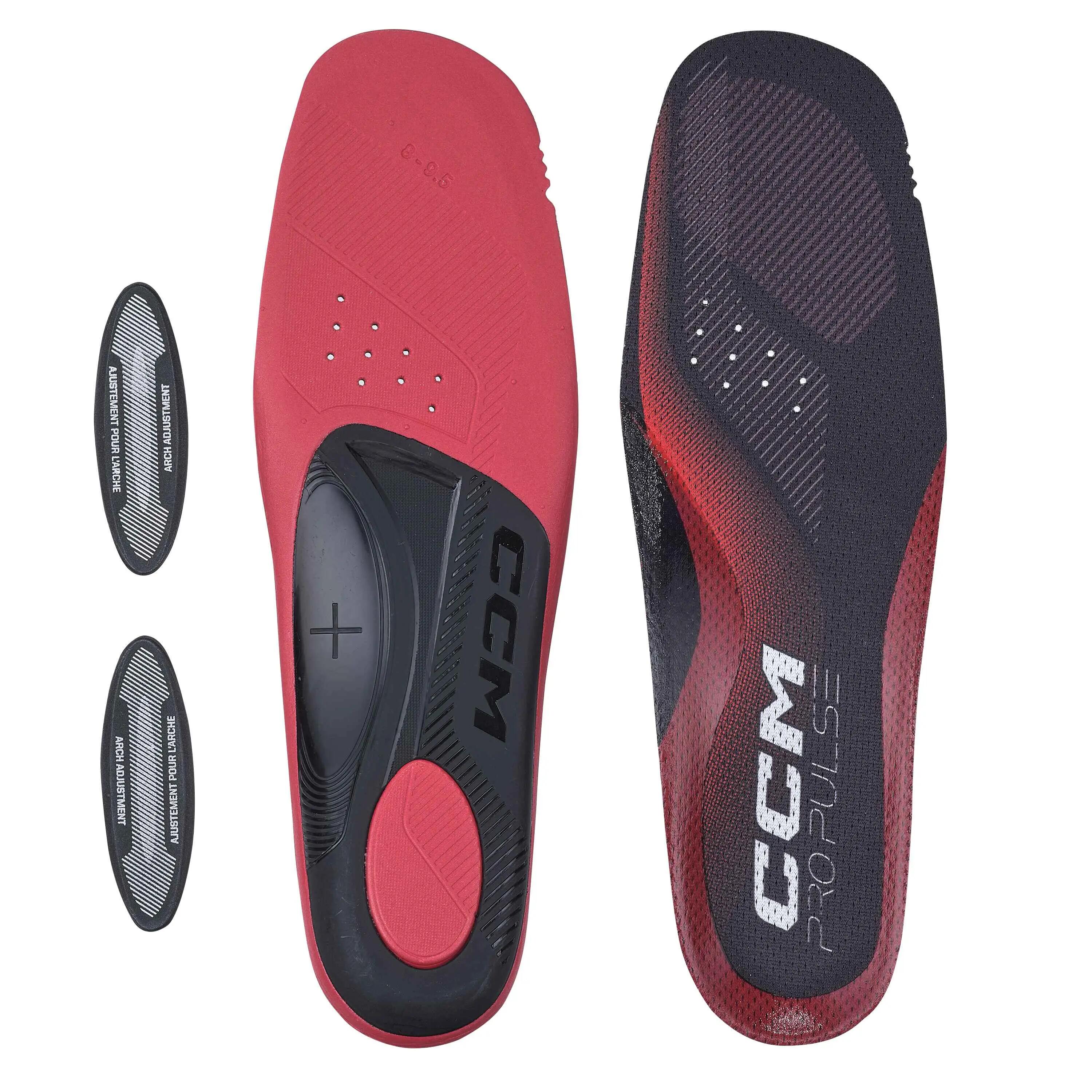 CCM PRO Pulse Semelles de patins Red pour adultes accessoire de hockey sur glace 3/6