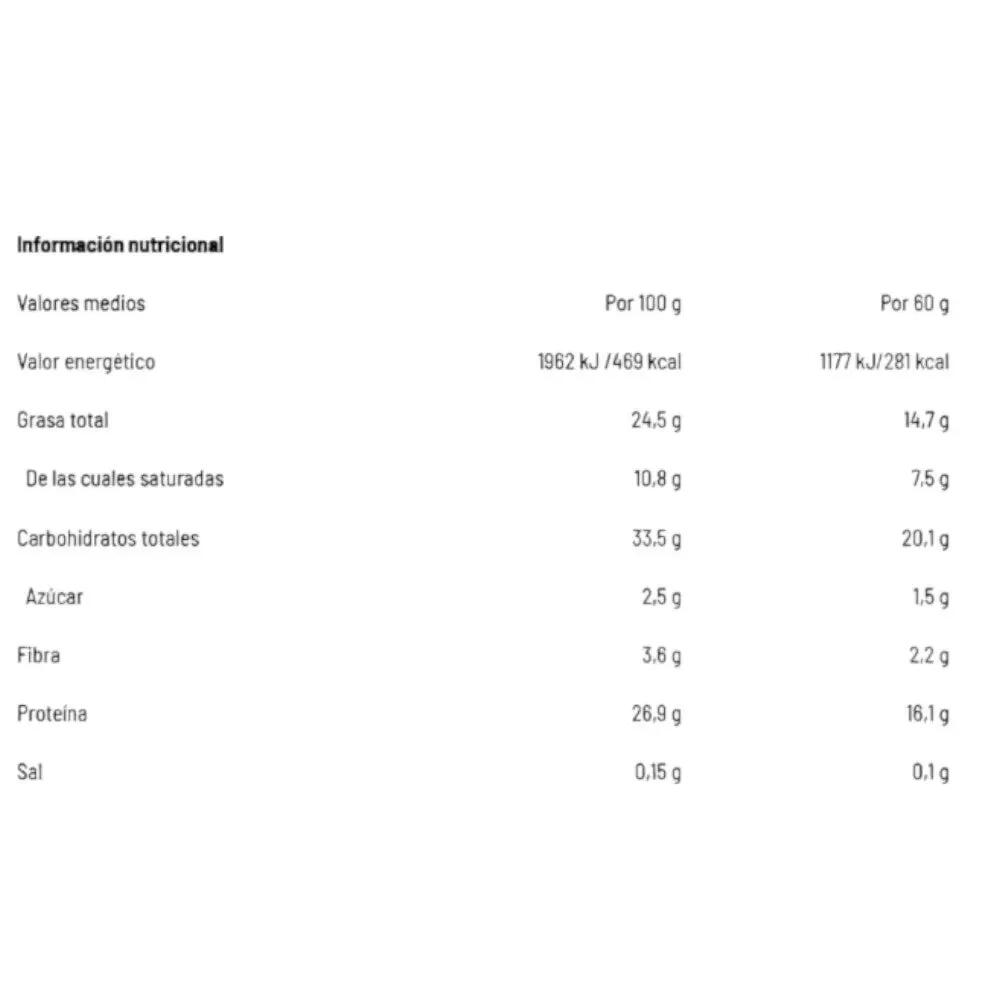 Barra proteica - Fitness - Unisexo - 60 g - Sabor Peanut-Caramel. 2/4