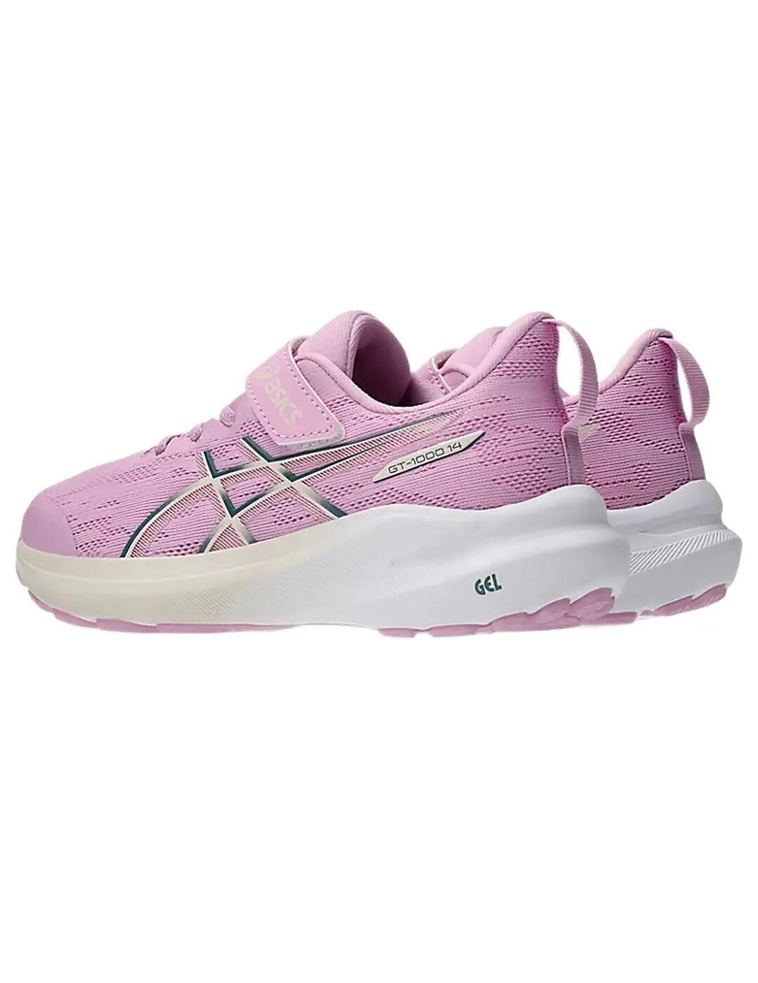 La traducción al alemán de "Running y trail para Niño Asics Gt-1000 Rosa" es: "L 5/7