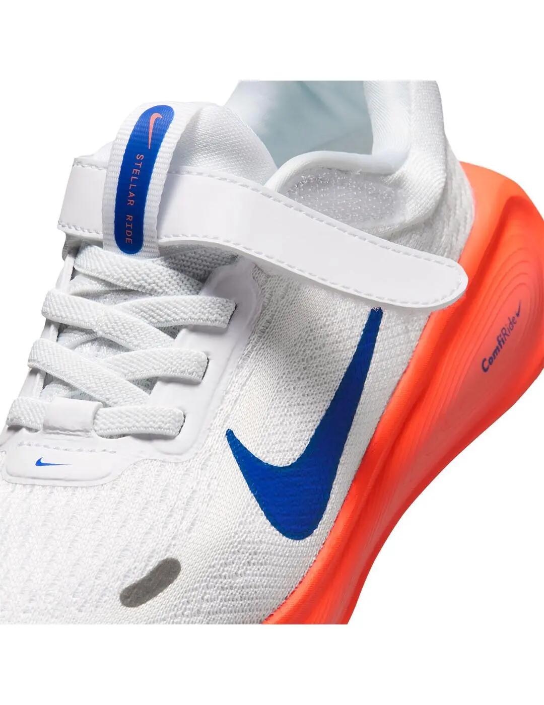 Tênis infantil Nike Stellar Ride Branco. 3/7