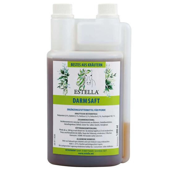 Darmsaft - Kräuersaft für Darm Pferde