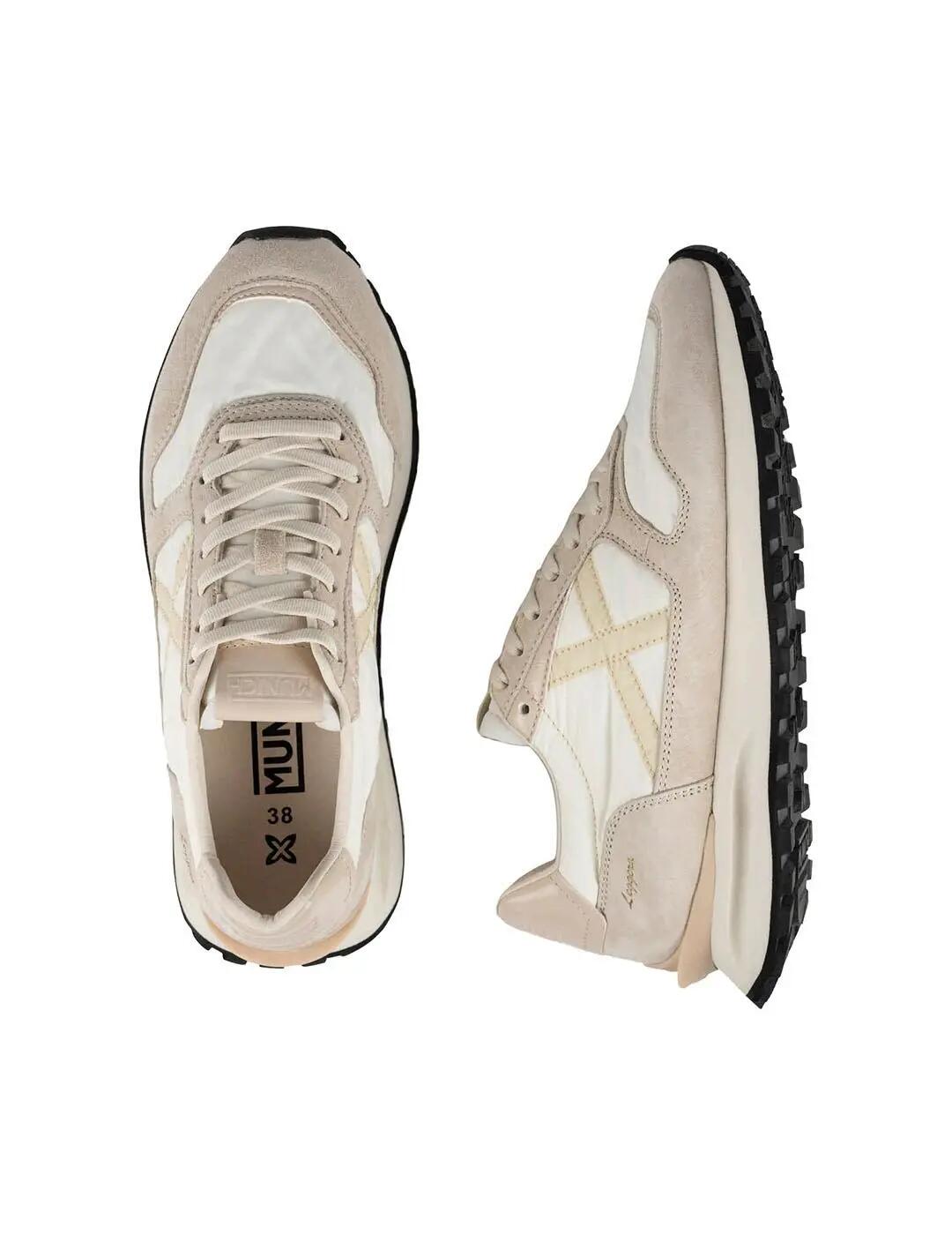 Sneakers da donna Munich Leggera Bianco. 4/6