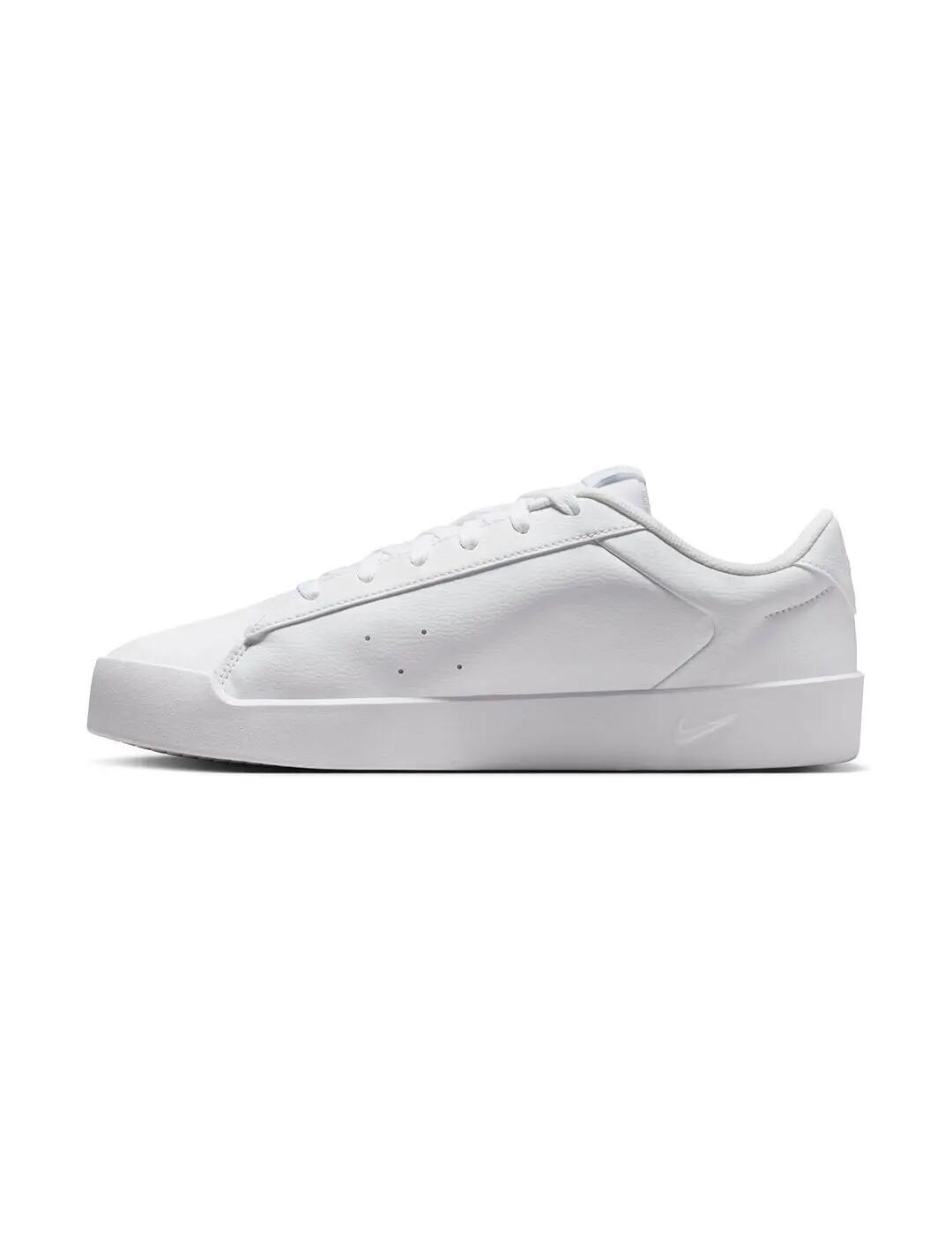 Scarpe da uomo Nike Court heritage bianche. 2/7