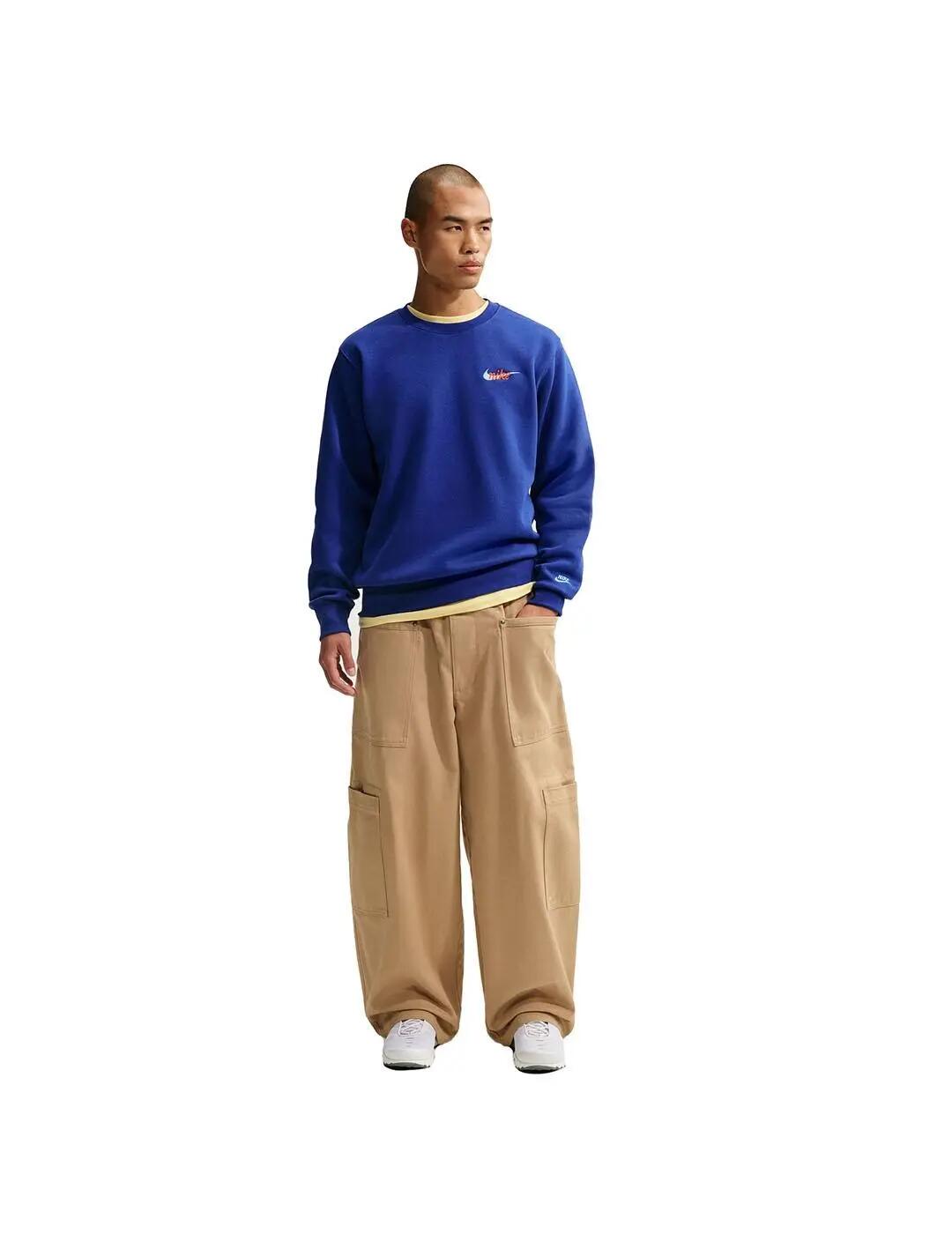 Sudaderas jerseys polares para Hombre Nike Club Azul 4/5