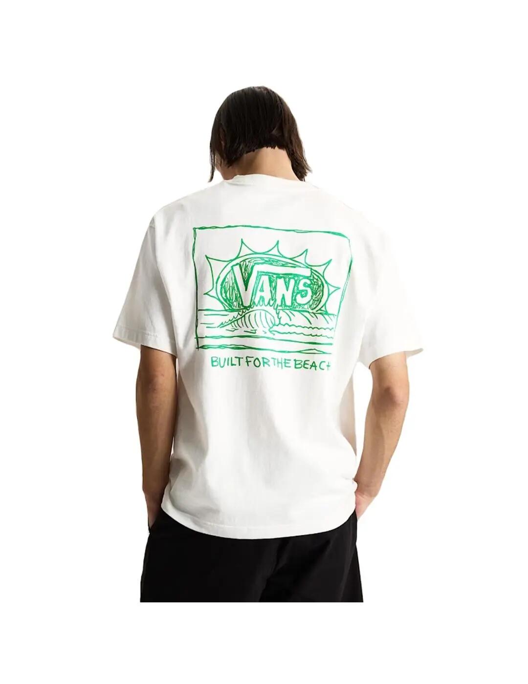 T-shirt pour homme Vans Bright Blanc. 4/4