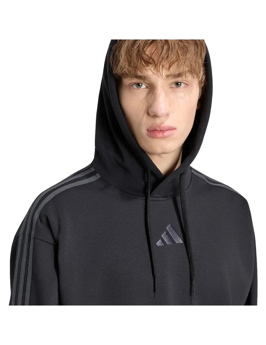 Sweat-shirts polaires pour hommes Adidas Essentials Noir. 4/5