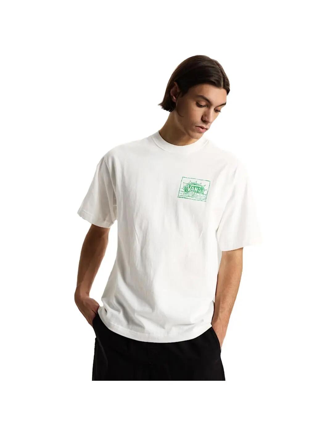 T-shirt pour homme Vans Bright Blanc. 3/4