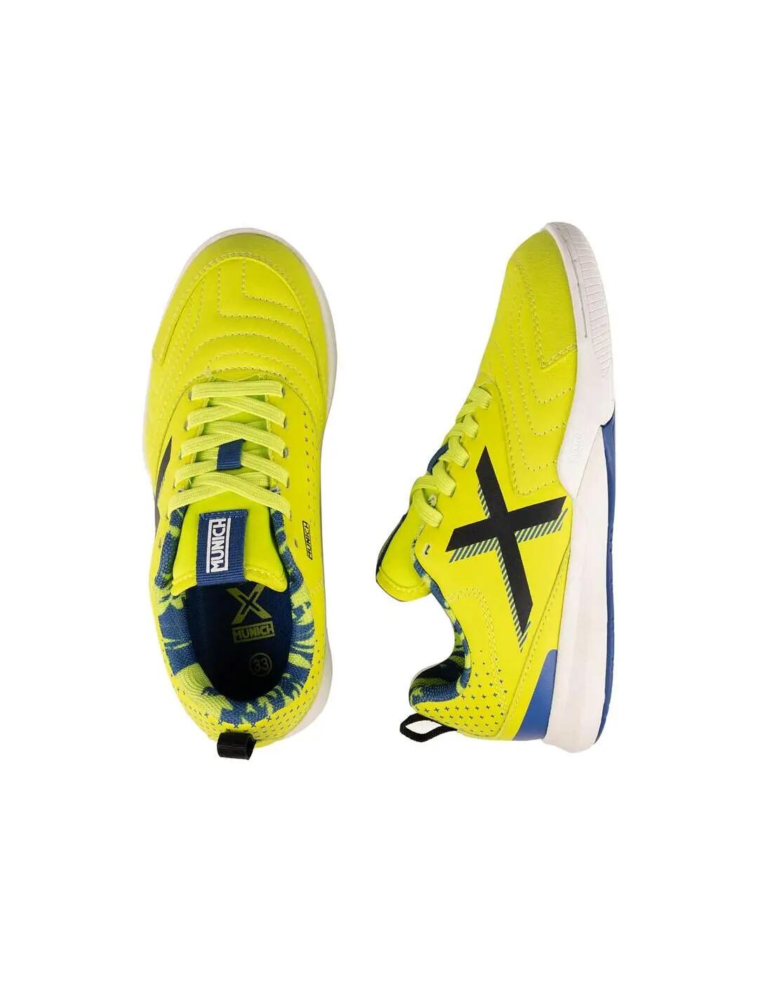 Scarpa da calcio con tacchetti per bambino Munich Rondito Giallo. 5/6