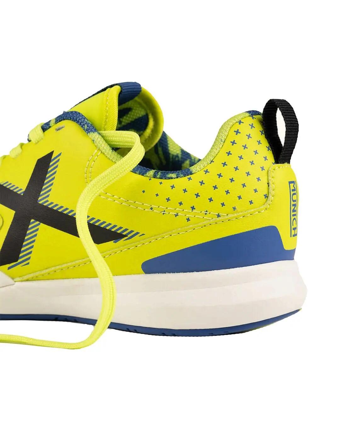 Scarpa da calcio con tacchetti per bambino Munich Rondito Giallo. 3/6