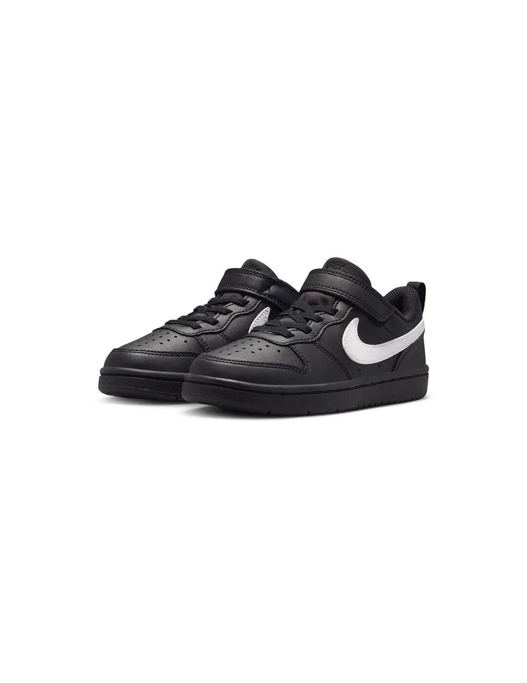 Tênis para crianças Nike Court Borough Low Preto. 6/7