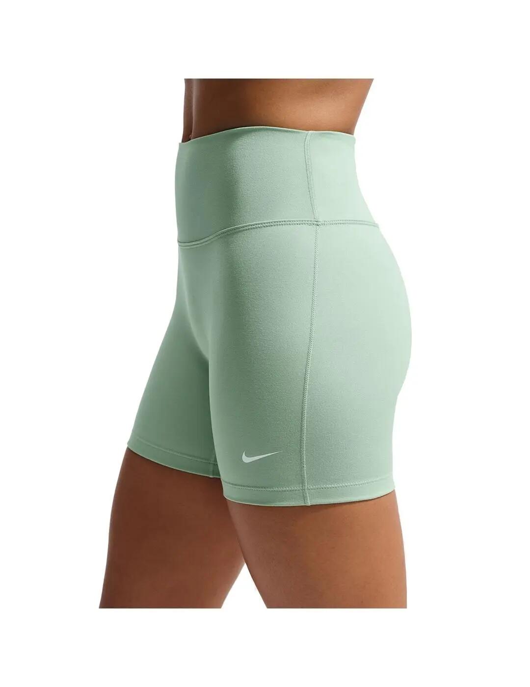 Shorts da donna Nike One verde. 5/5