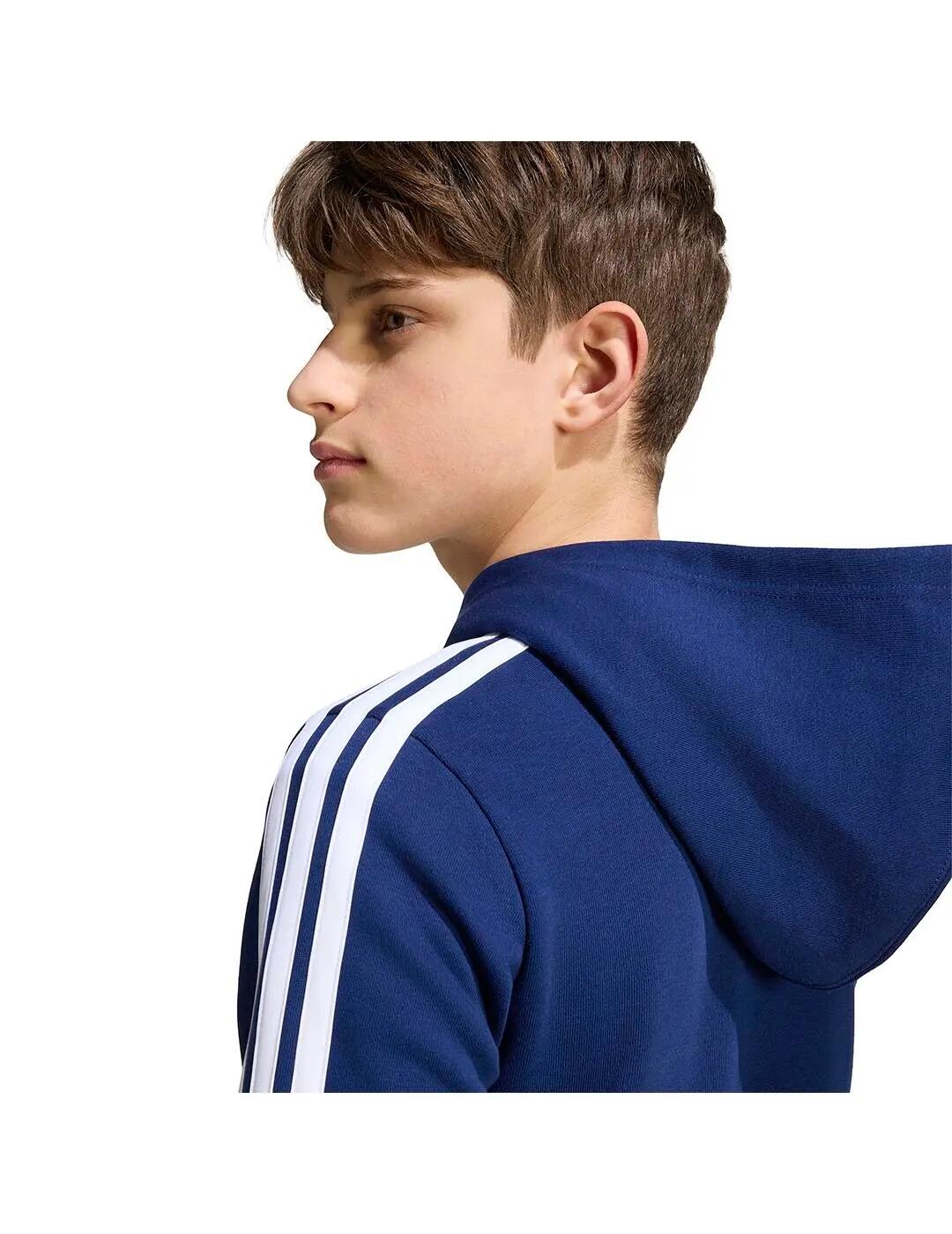 Felpe in pile per bambini Adidas Collegiate Marino. 5/5