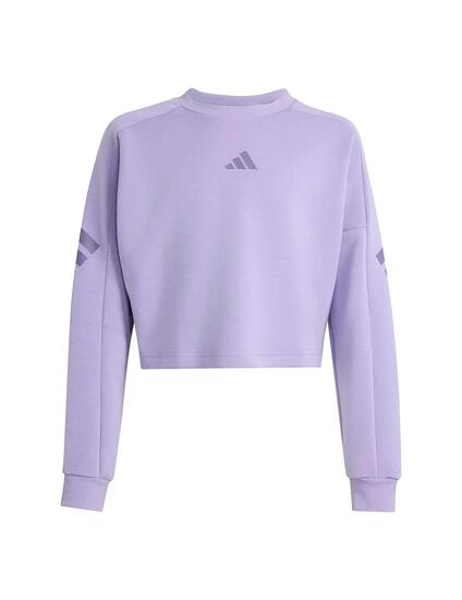 Pulls en polaire pour fille Adidas Future Icons Violet.