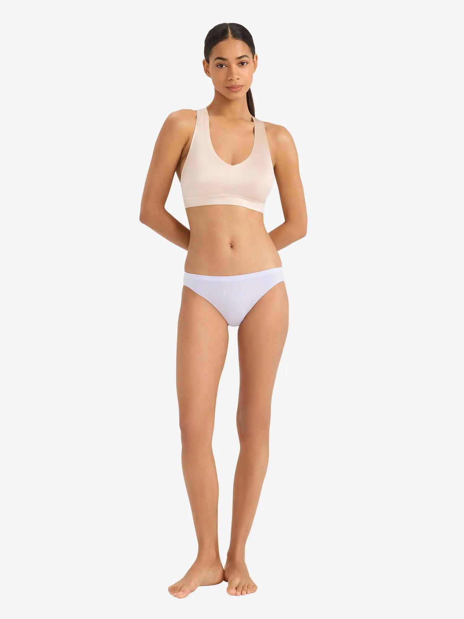 Slip klassisch Beinfreiheit Damen - Sport Active Seamless 3-Pack 3/6