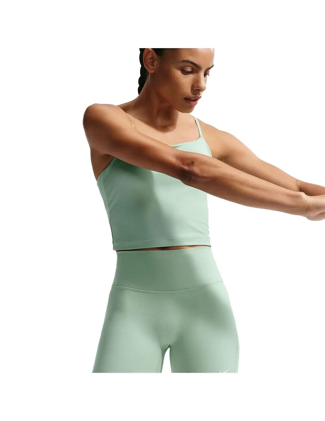 Shorts da donna Nike One verde. 3/5