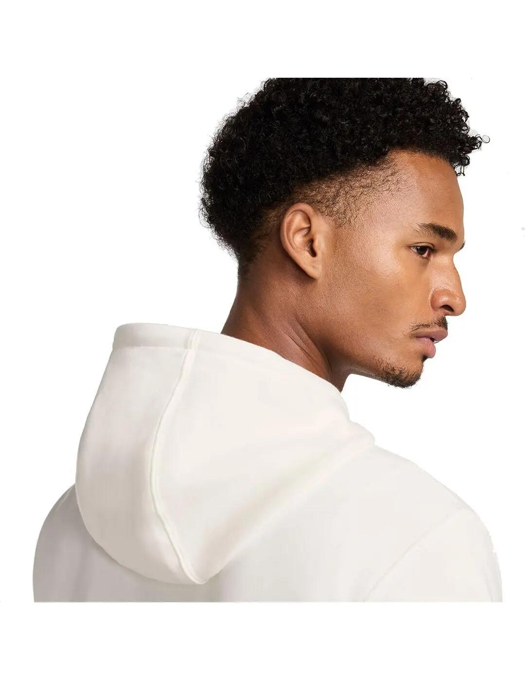 Sudaderas jerseys polares para Hombre Nike Club Blanco 5/5