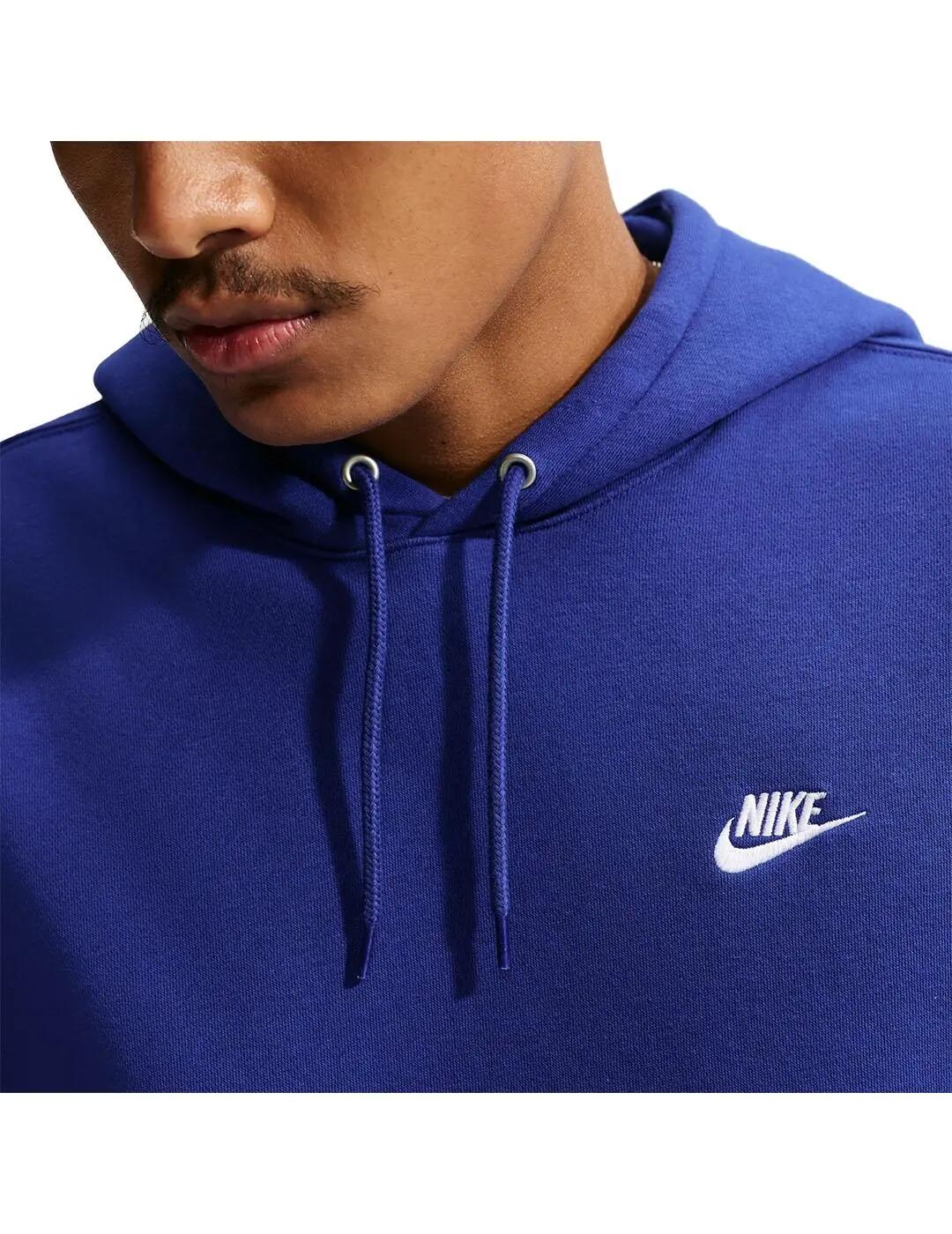 Sudaderas jerseys polares para Hombre Nike Club Azul 3/5