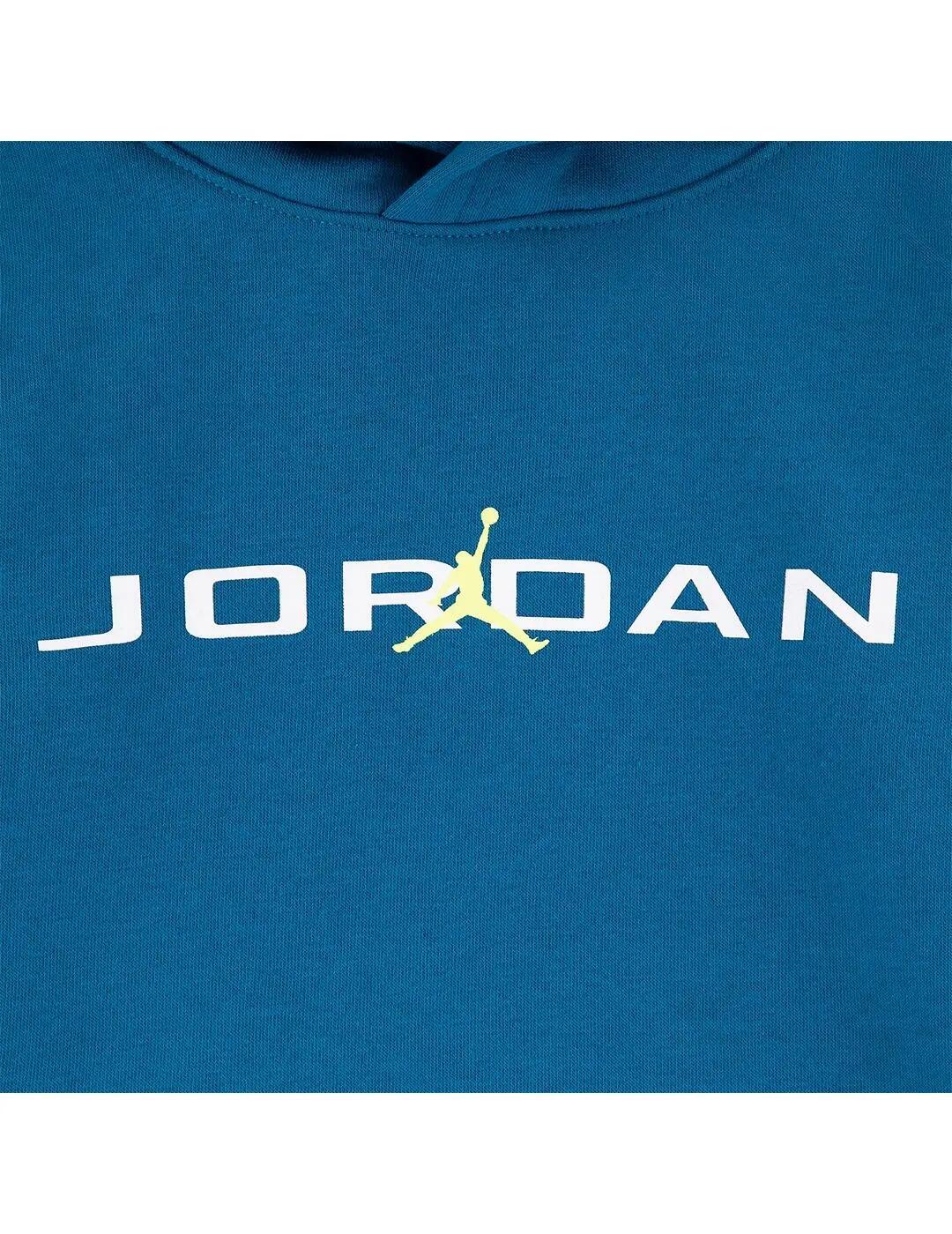 Sudaderas jerseys polares para Niño Jordan Baseline Azul 3/3