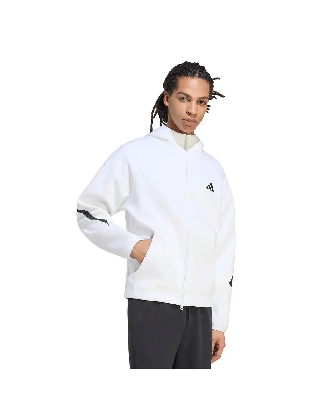 Sweat-shirts en polaire pour homme Adidas Zne Blanc. 2/6