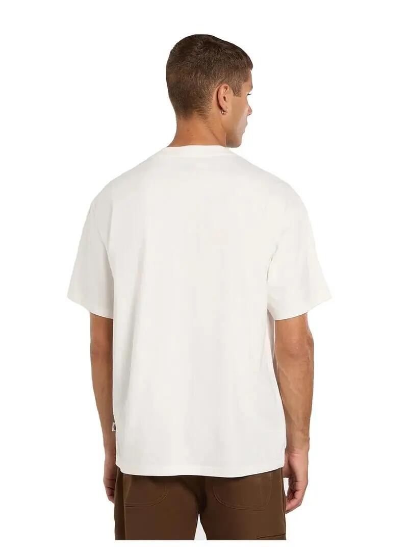Camiseta para Homem Dickies Lynndyl Branco. 4/6