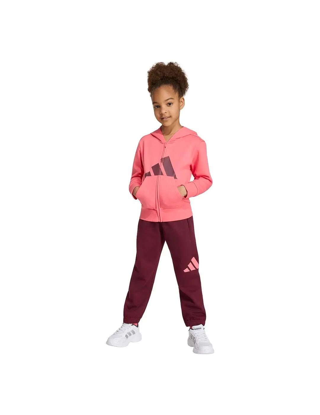 Ensemble pour Fille Adidas Sportswear Corail. 2/7