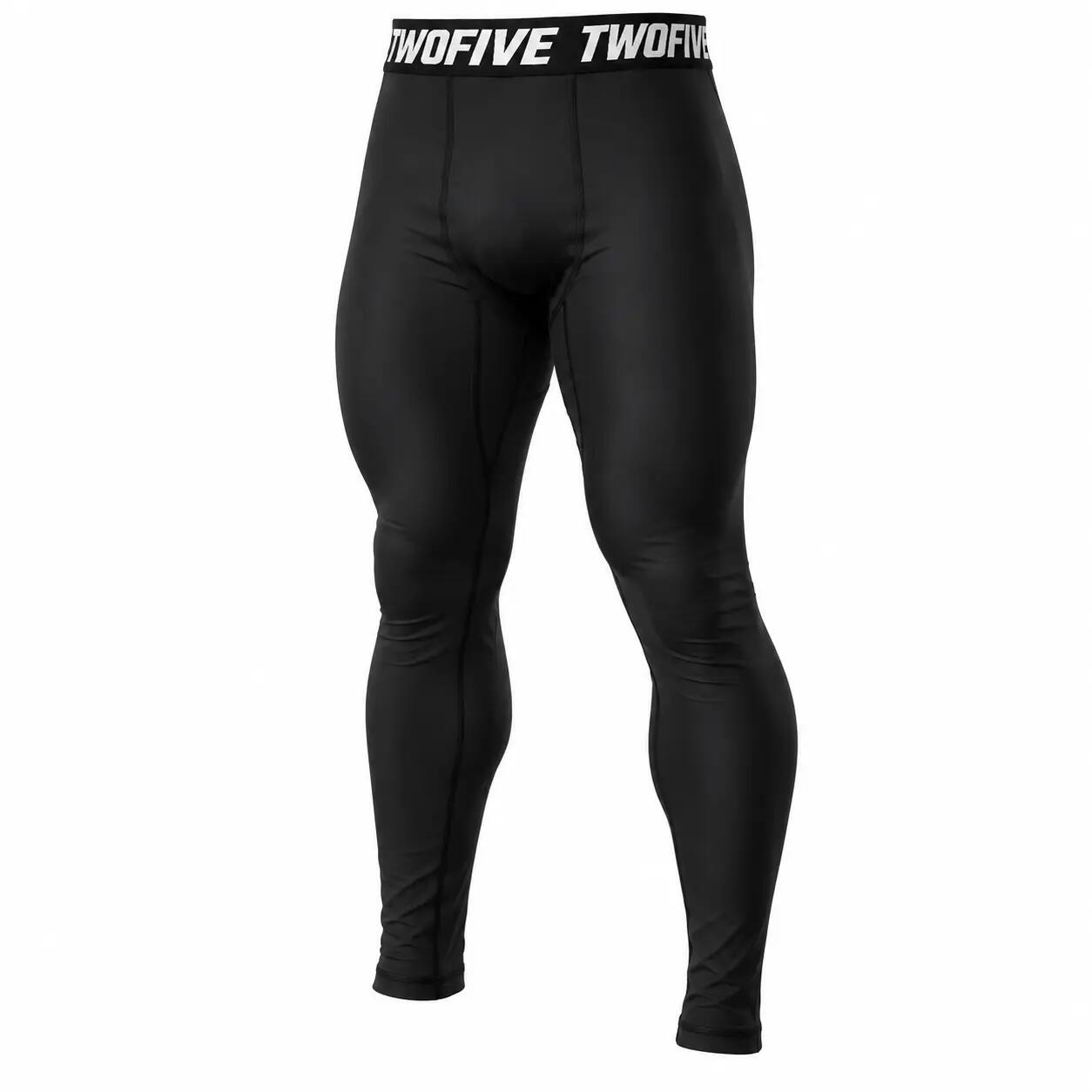 Lange thermische voetballegging kind/volwassene zwart 4/5