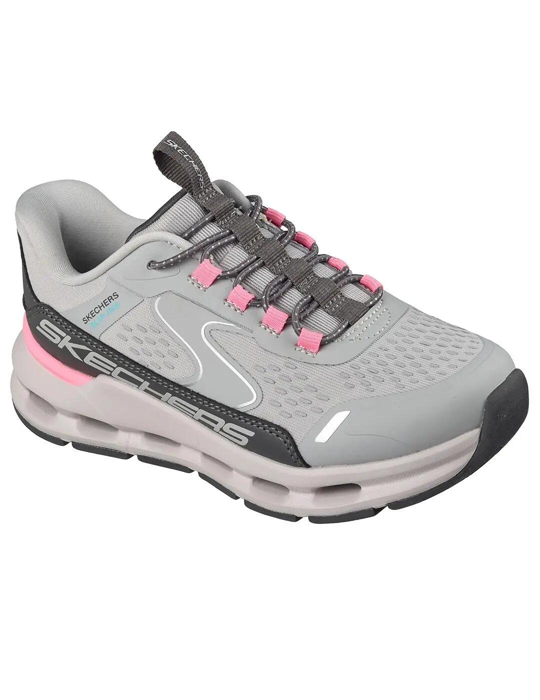 Scarpe da donna Skechers grigie. 4/7