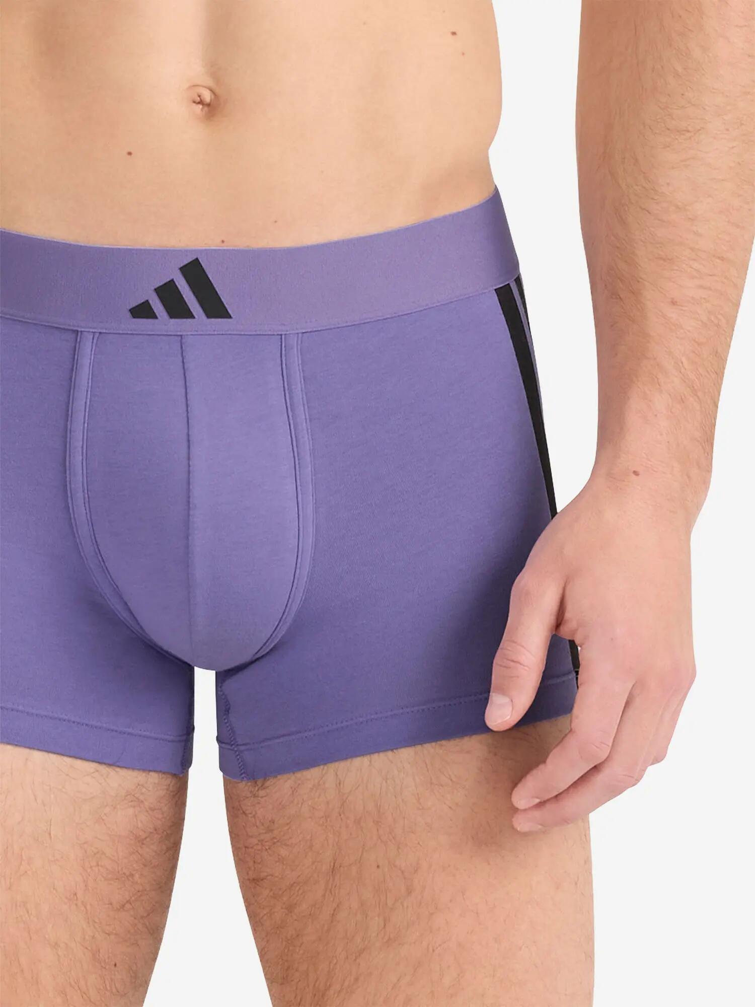 Trunk eng anliegende Boxershorts Herren - Active Flex Cotton 3 Stripes 2-Pack 5/6
