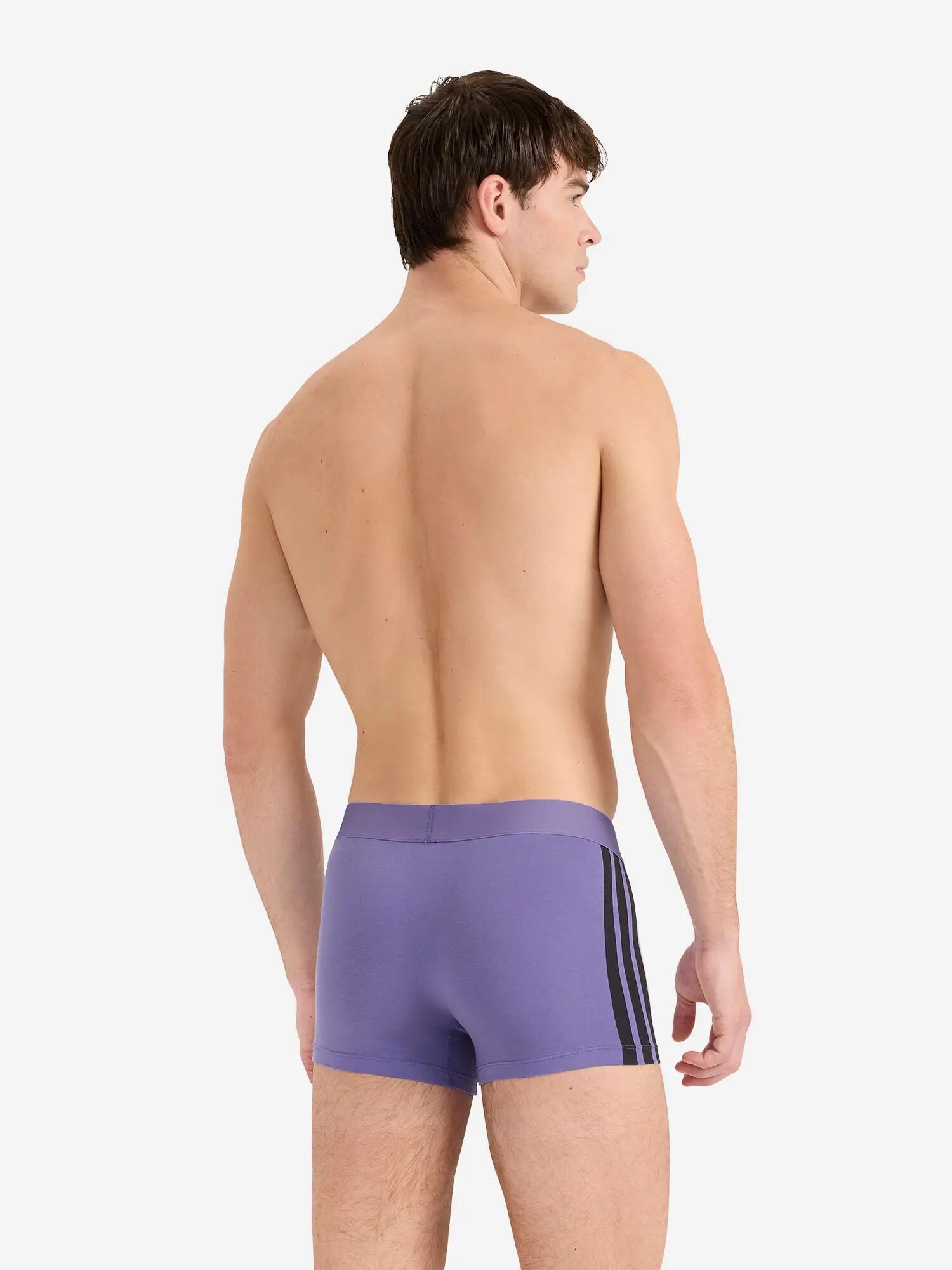 Trunk eng anliegende Boxershorts Herren - Active Flex Cotton 3 Stripes 2-Pack 4/6