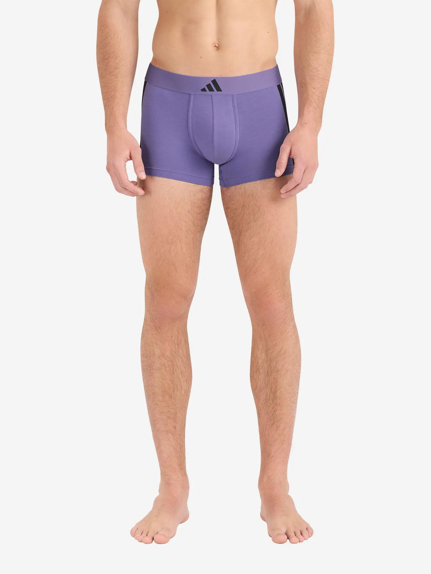 Trunk eng anliegende Boxershorts Herren - Active Flex Cotton 3 Stripes 2-Pack 2/6