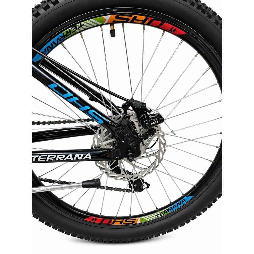 Bicicleta Copii Dhs Terrana 2423C, model 2026 - 24 Inch, Albastru-Negru 7/7