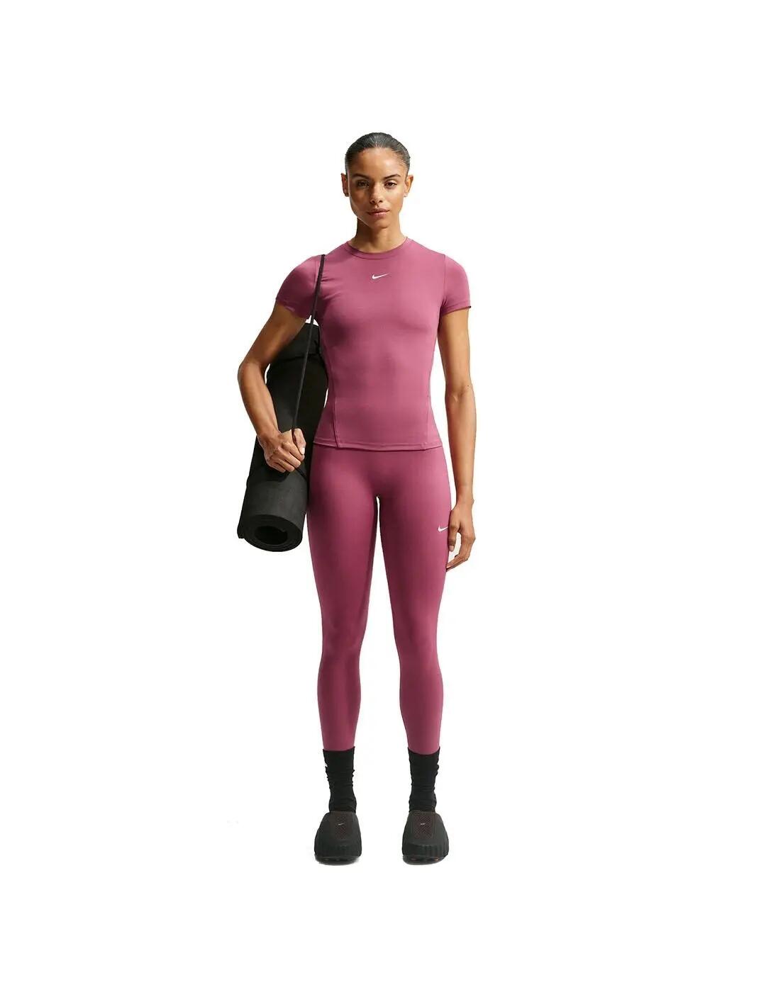 Leggings per Donna Nike One Granata. 2/6
