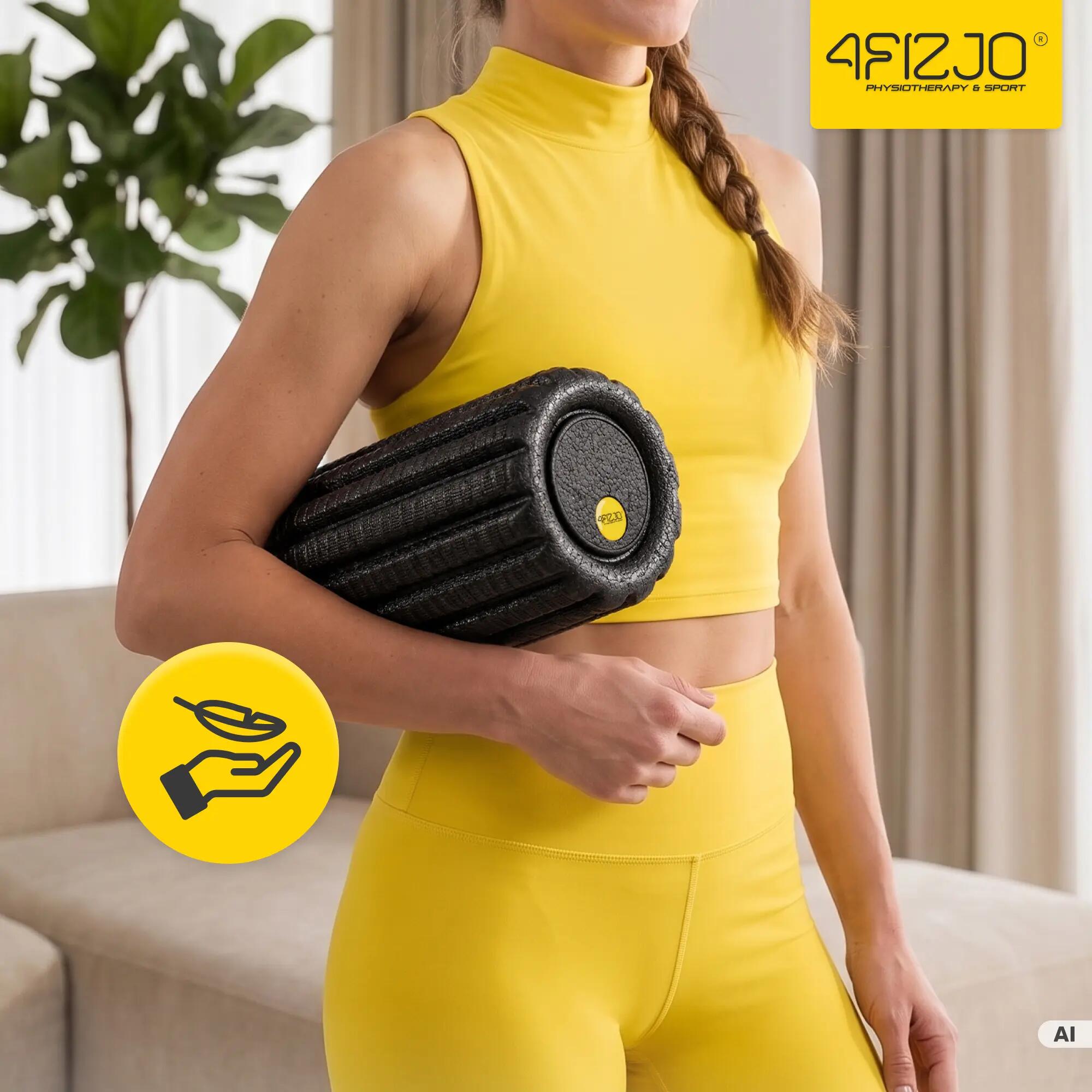 Roller do masażu z wypustkami 30cm wałek do ćwiczeń EPP 4FIZJO 6/15