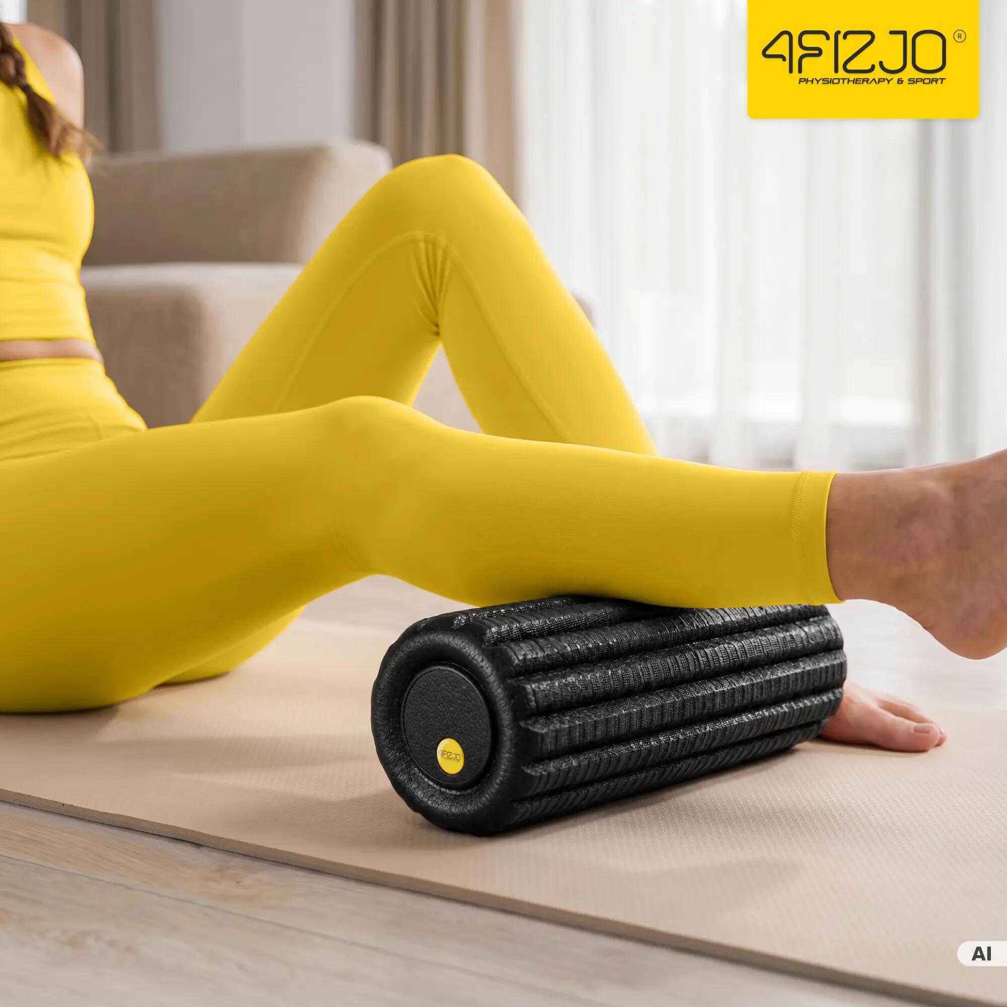 Roller do masażu z wypustkami 30cm wałek do ćwiczeń EPP 4FIZJO 2/15