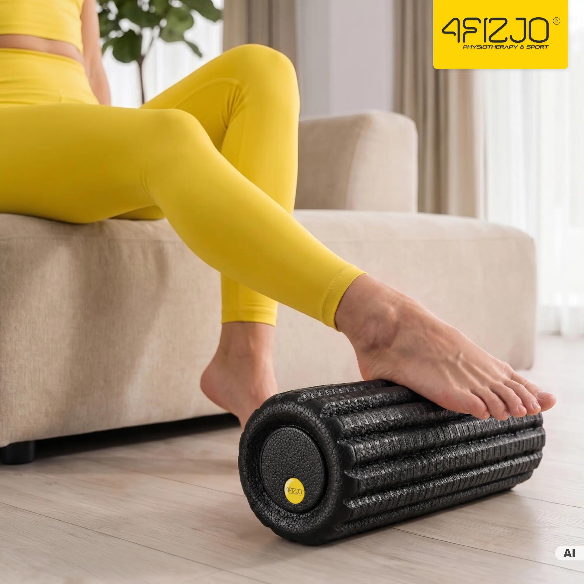 Roller do masażu z wypustkami 30cm wałek do ćwiczeń EPP 4FIZJO 10/15
