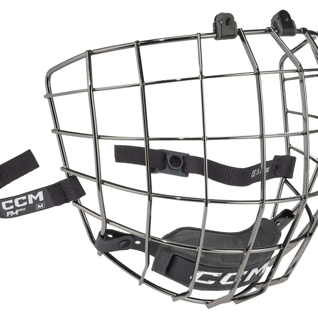 CCM PRO Senior хокейна каска с клетка Black chrome за възрастни комплект