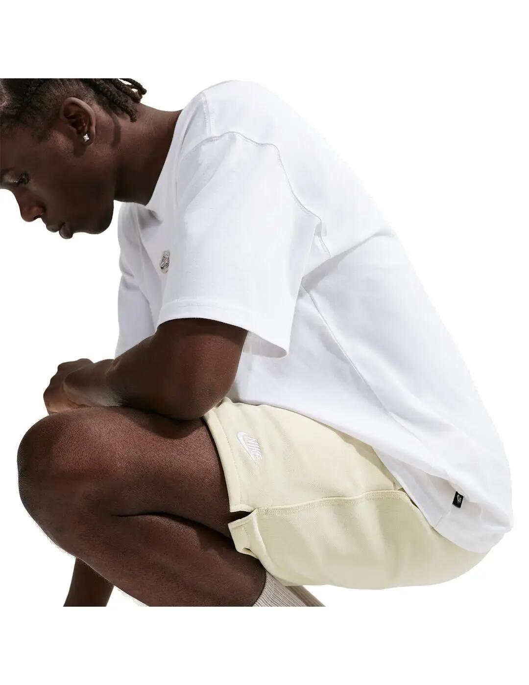Shorts da uomo Nike Club beige 5/5