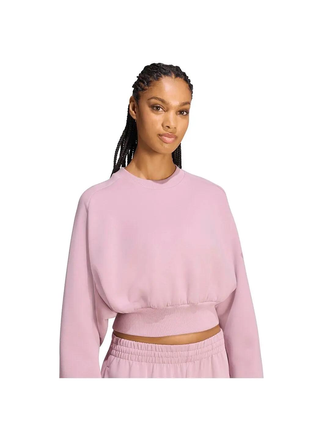 Pulls molletonnés pour femmes Adidas All szn Rose. 4/6