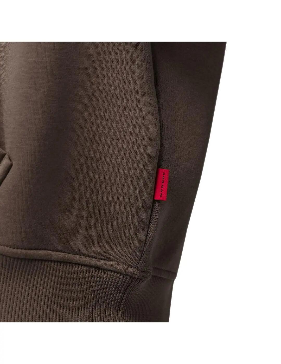 Sudaderas jerseys polares para Hombre Nike Brooklyn Marrón 7/7