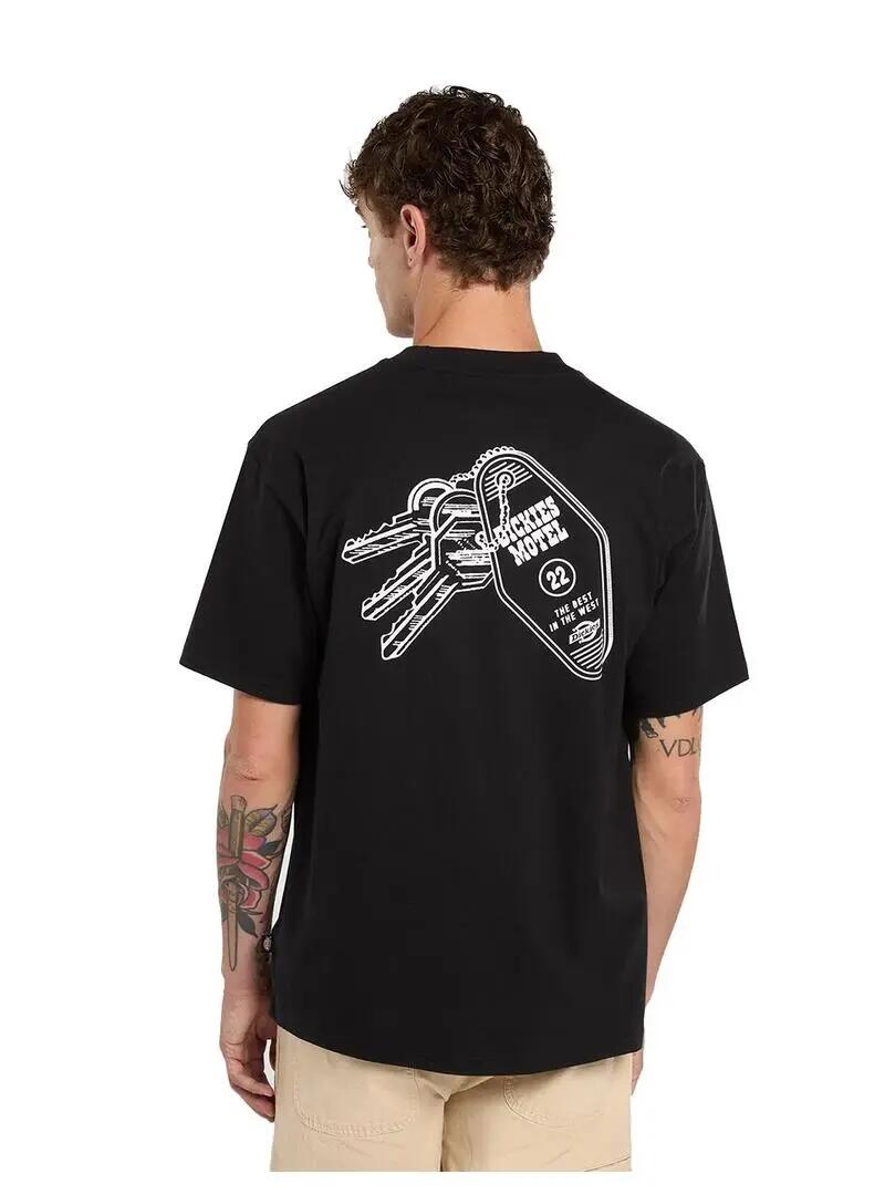 Camiseta para Hombre Dickies Plain city Negro 4/7