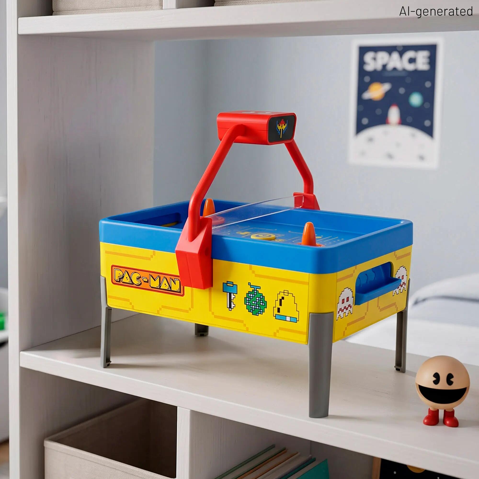 PAC-MAN Mesa de air hockey Mini +3 anos 2/7